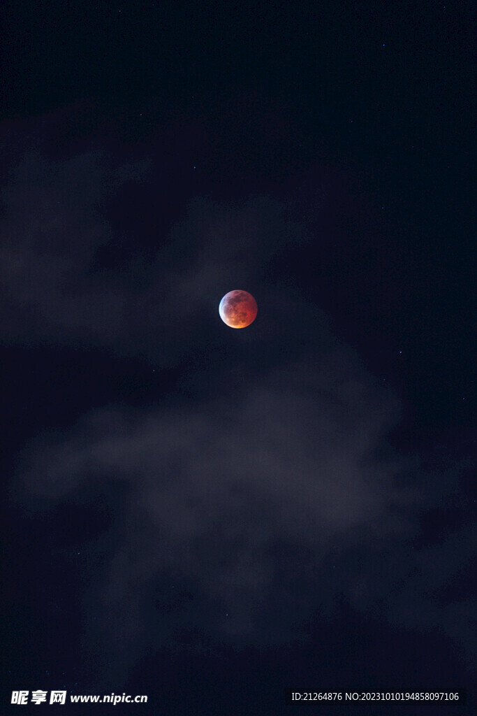 深夜的天空