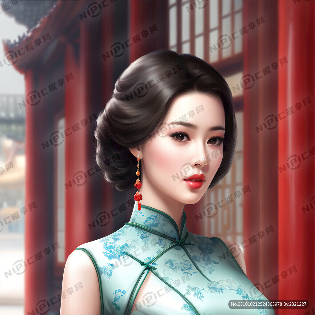 旗袍美女