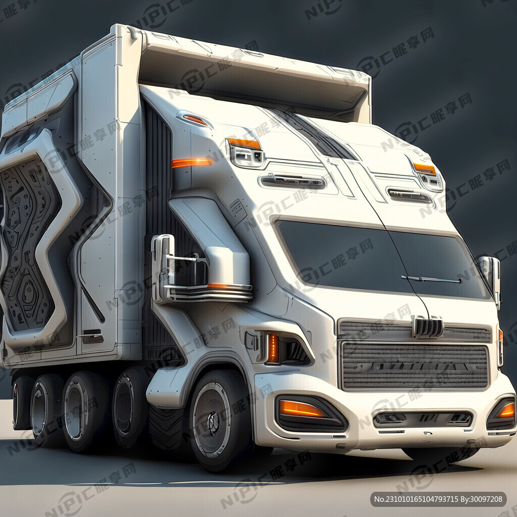 卡车车箱外观科幻图案
