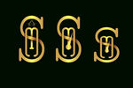  logo设计 SM标志设计