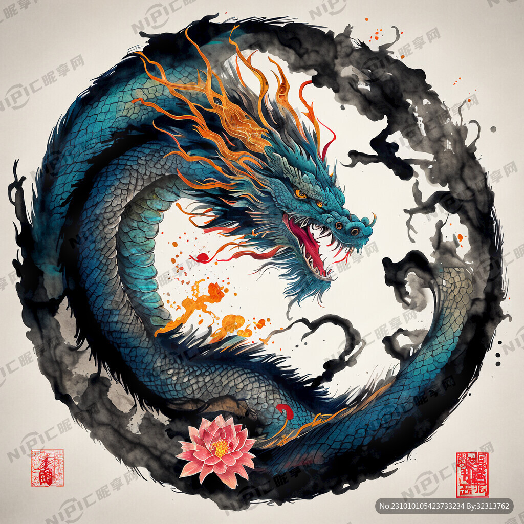 中国龙 生肖龙 国潮龙