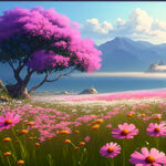 碎花，清新