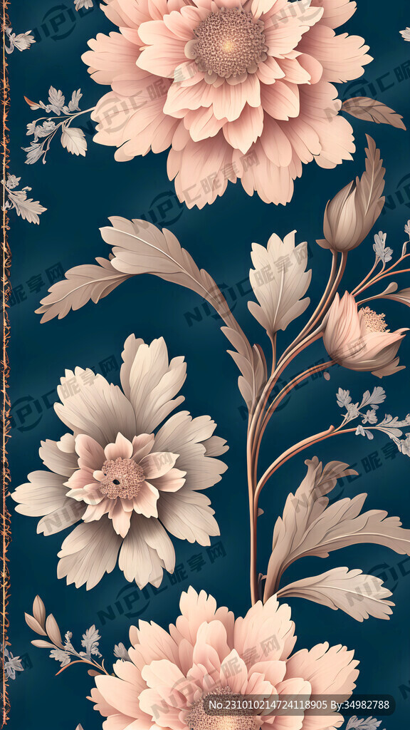 花纹 碎 淡雅 密集 壁纸