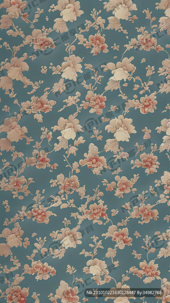 布纹 碎花 淡雅 传统 壁纸