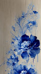 布纹，扎染，碎，青花瓷，淡雅，壁纸
