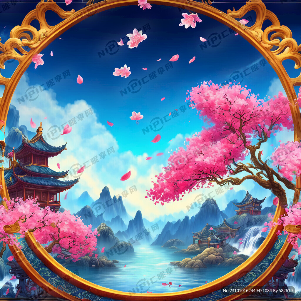 游戏梦幻唯美新中式风景 超高清