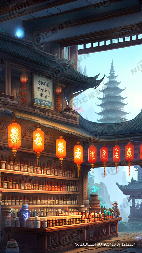 药店 药品 科幻场景 梦幻