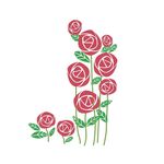 玫瑰花矢量图