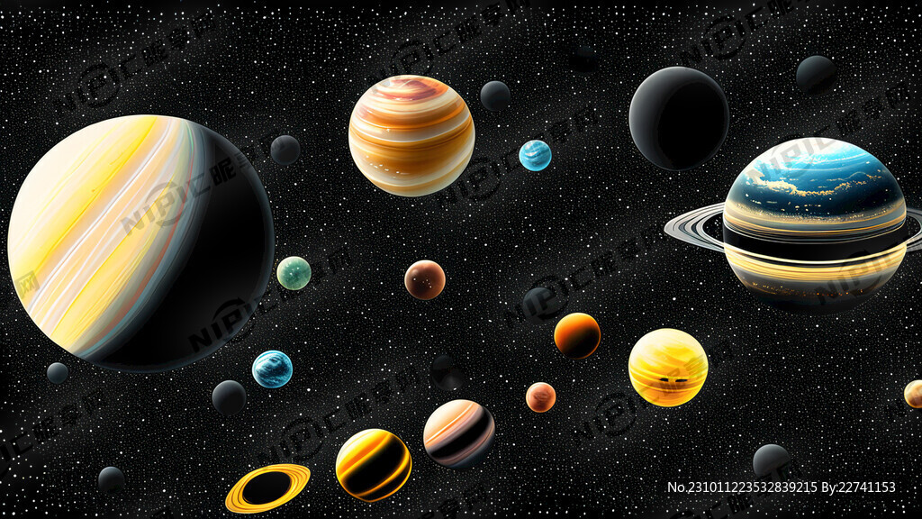 黑色背景星空点点 运行轨道
