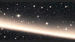 黑色星空背景，星光点点