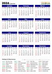 2024年日历