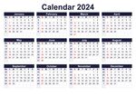 2024年日历