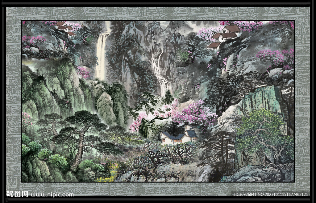山水画 