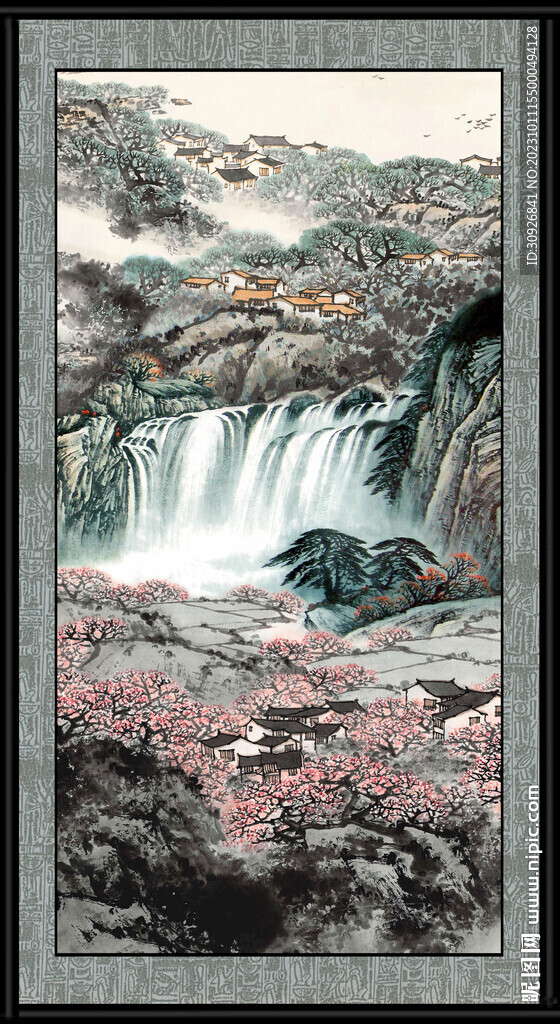 山水国画 