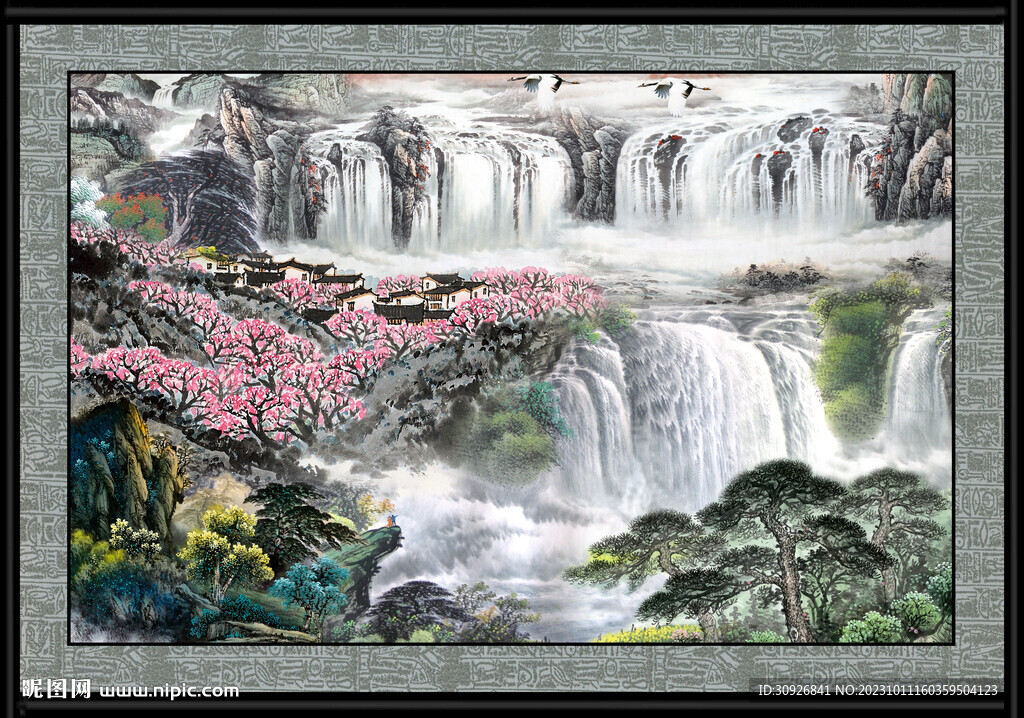 山水画 