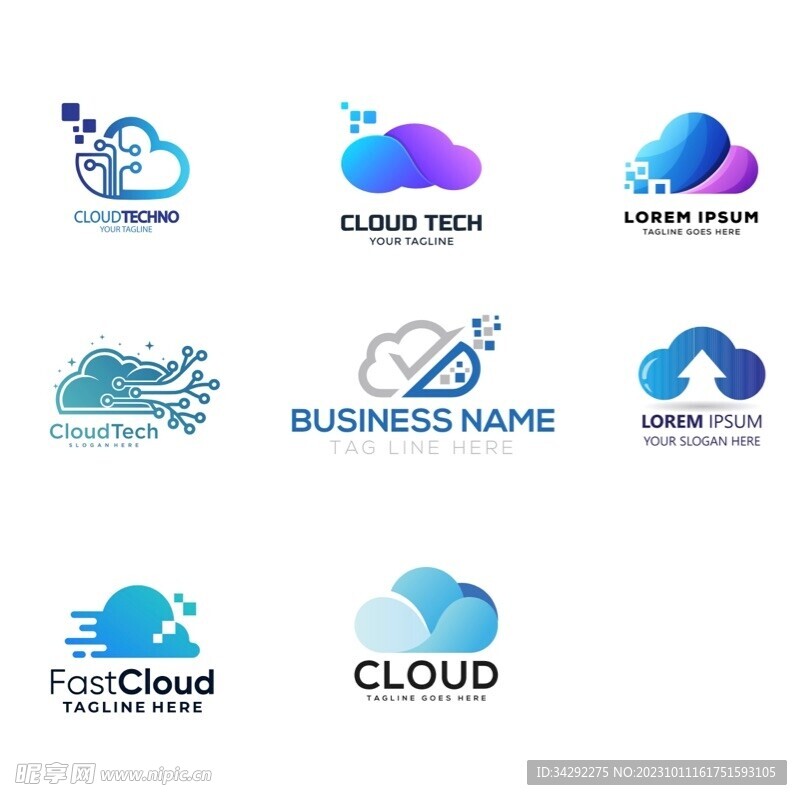 科技云朵logo