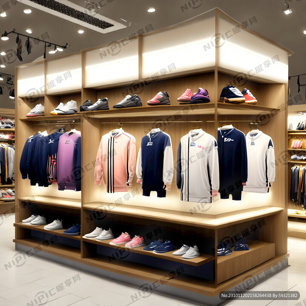 商场运动服饰品牌店铺