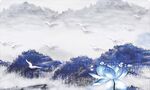 油画山水