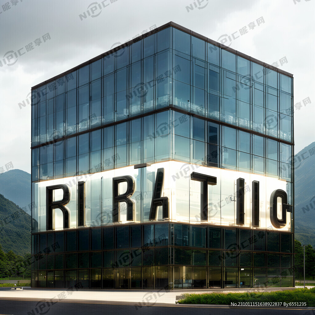 一幢全是玻璃的办公楼