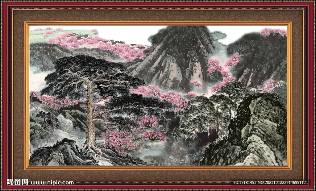 山水国画 