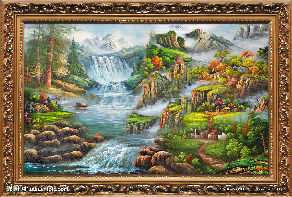 油画风景 