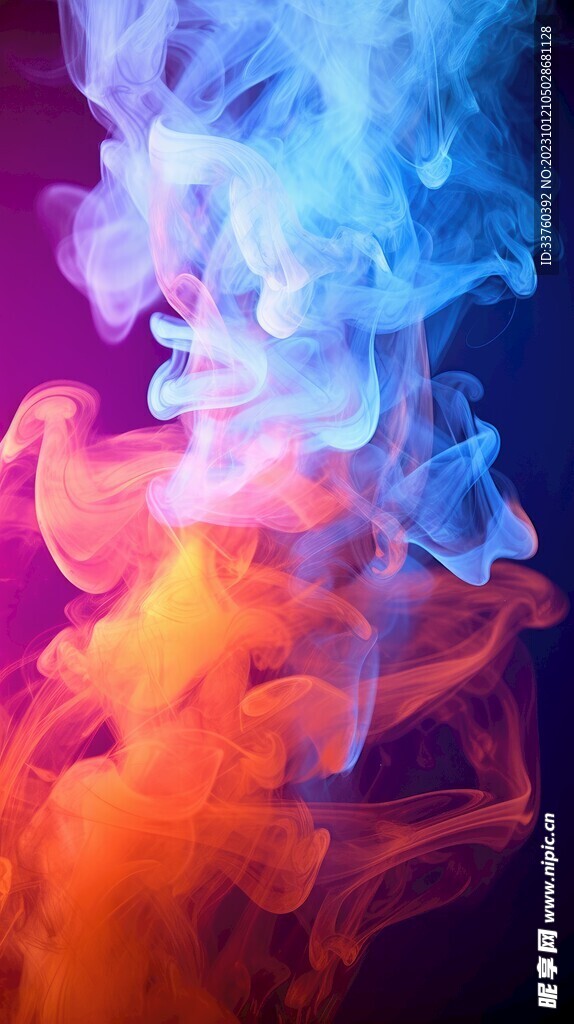 彩色烟雾背景