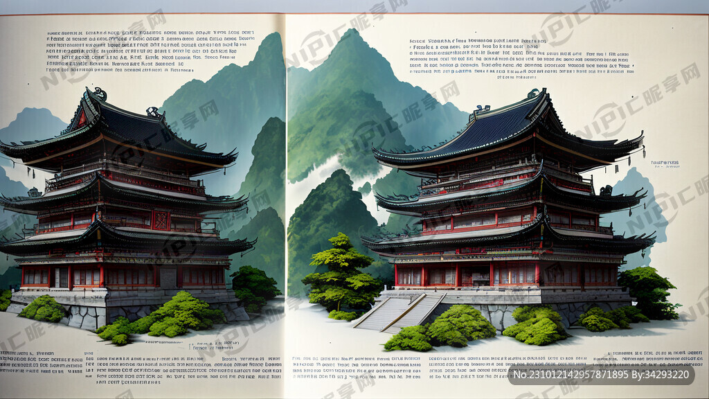 丛罗峪正觉寺三折页