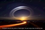 夜晚高速公路光轨