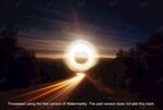 夜晚高速公路光轨