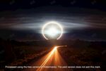 夜晚高速公路光轨