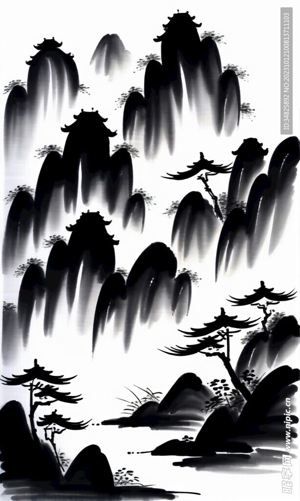 水墨山水