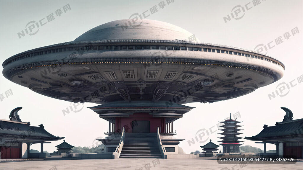 外星飞碟建筑超跑