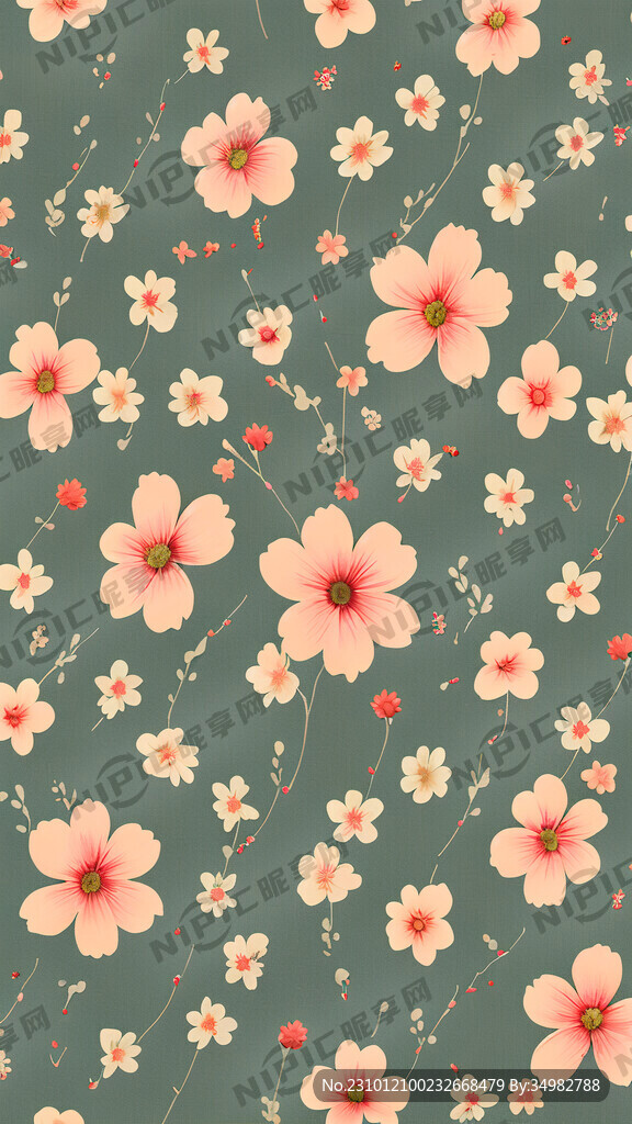 布纹 小碎花 小清新 密集