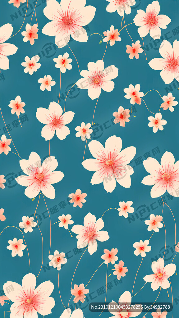 花纹 小碎花 小清新 背景
