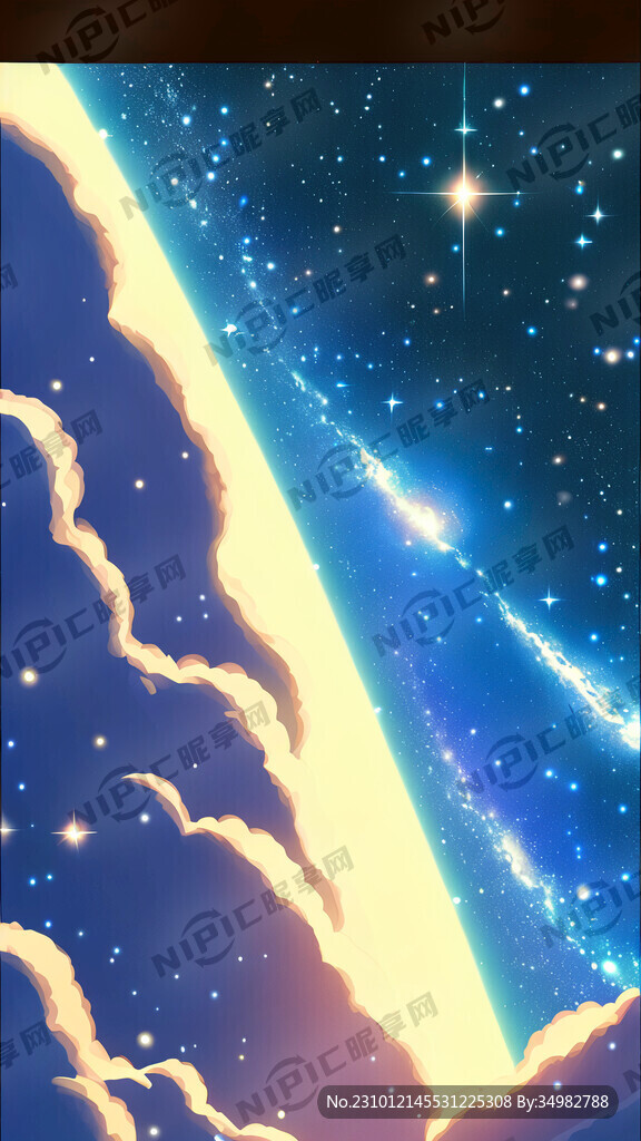 星系 银河系 卡通 宫崎骏