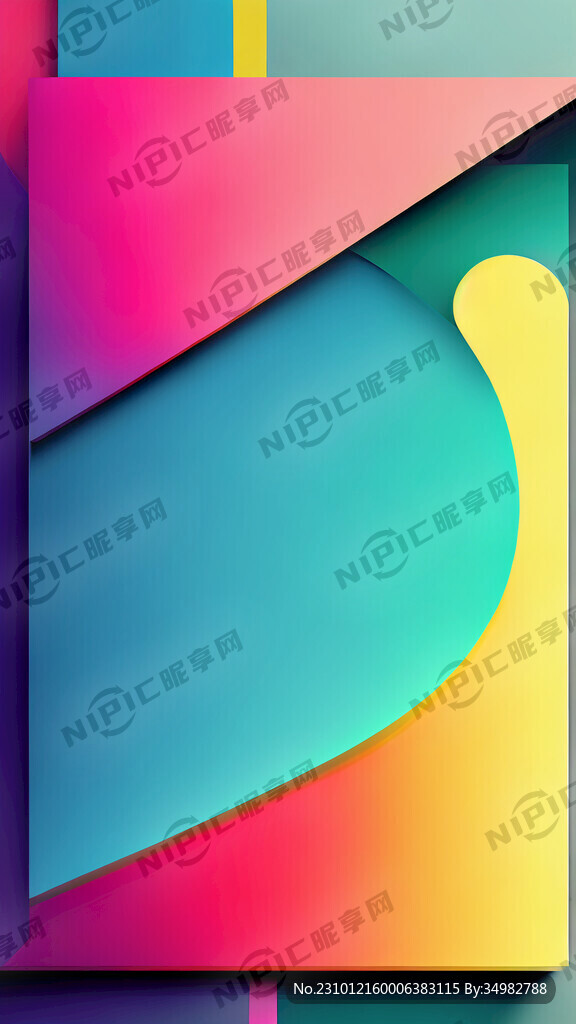抽象 随机 数字 彩色 清新