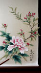 花墙，刺绣，清新，布满，桌面