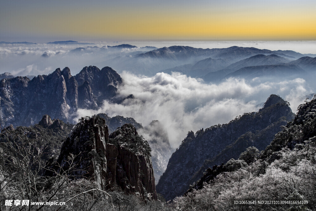 黄山日出