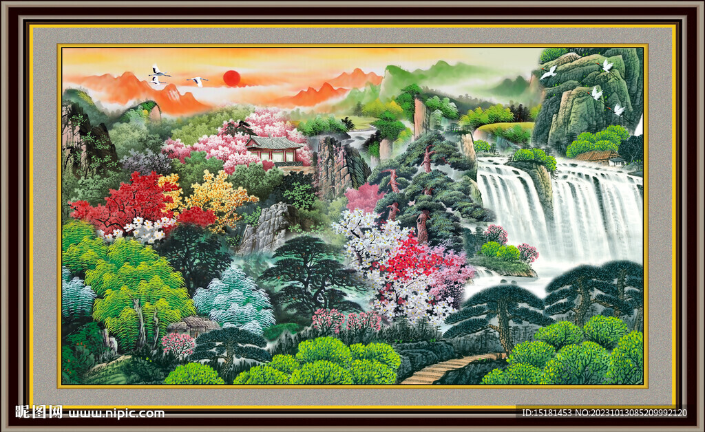 山水国画