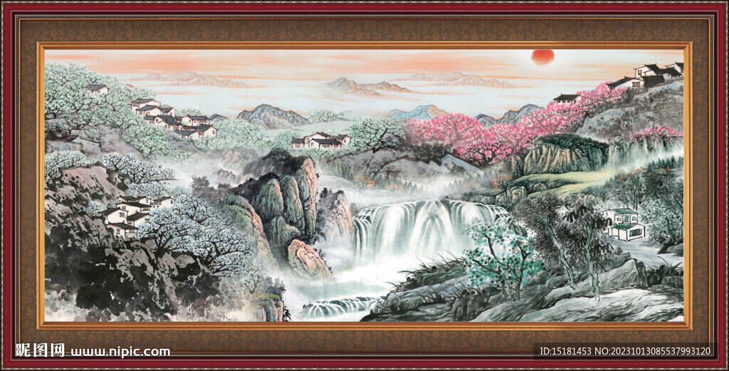山水国画