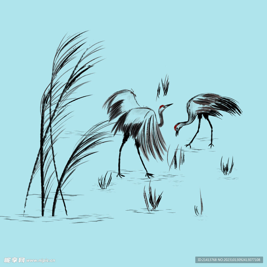 古典水墨画