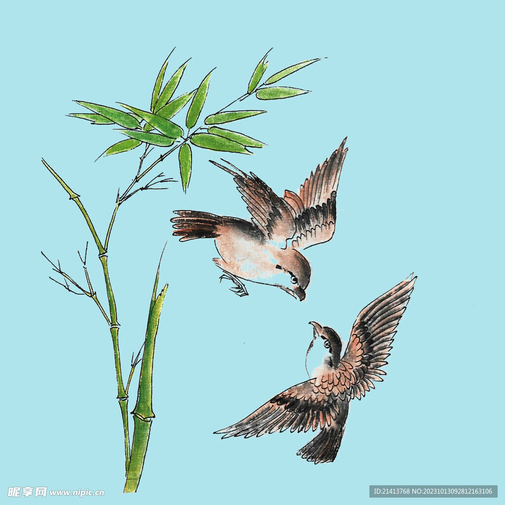 古典水墨画 