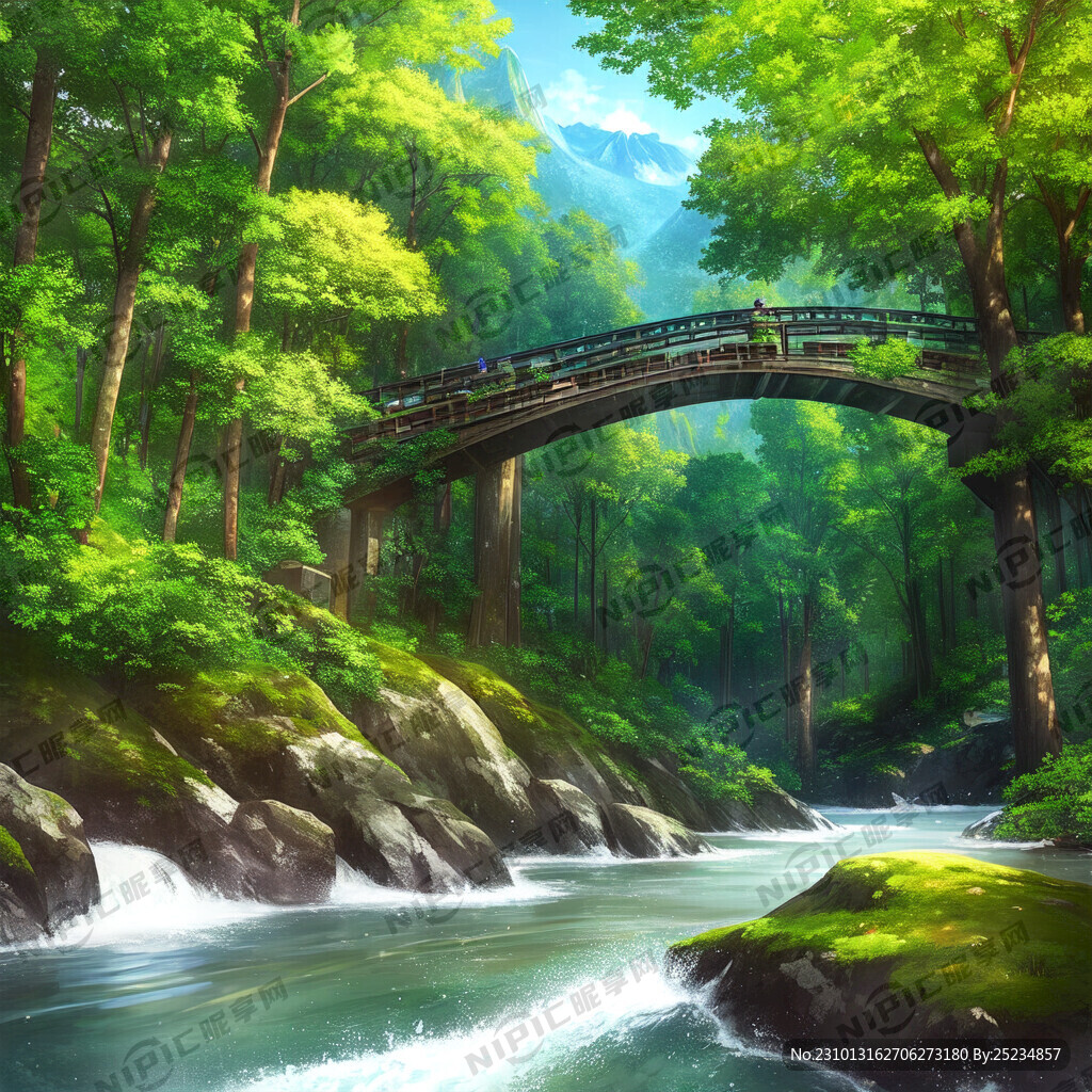 江郎山的美清漾的古