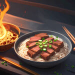 火烤肉米线