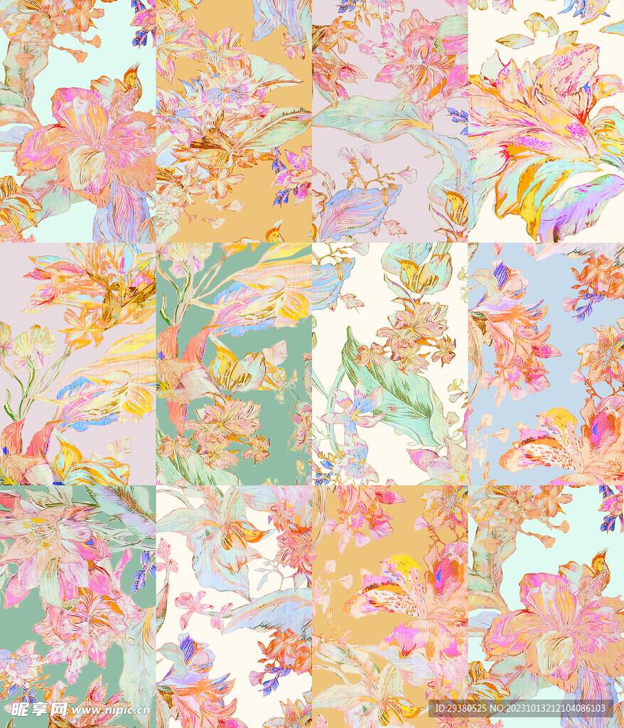 手绘花 
