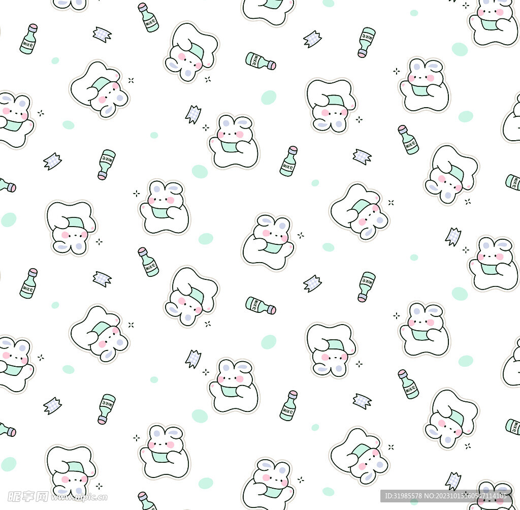 卡通小兔子