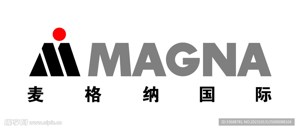 麦格纳国际矢量logo