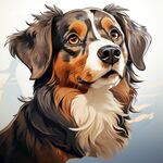 狗插画