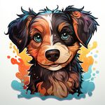 狗插画