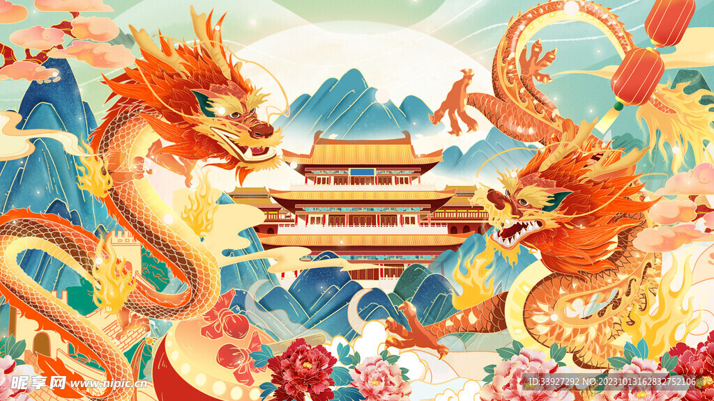 龙年海报 
